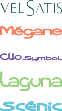 renault type labels