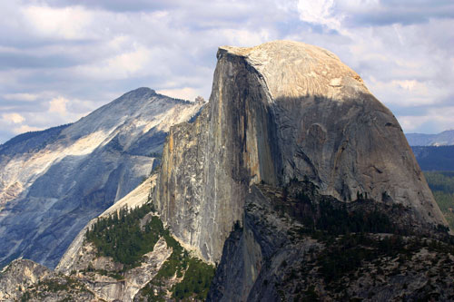 The Half Dome in Yosemite National Park California