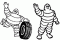 1889: The Michelin logo