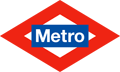 Rated 4.1 the Metro de Madrid logo