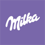 Rated 5.5 the Milka logo
