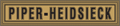 Rated 4.3 the Piper Heidsieck logo