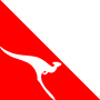 Rated 5.4 the Qantas logo