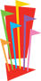 Rated 5.5 the Six Flags logo