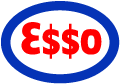 esso logo parody